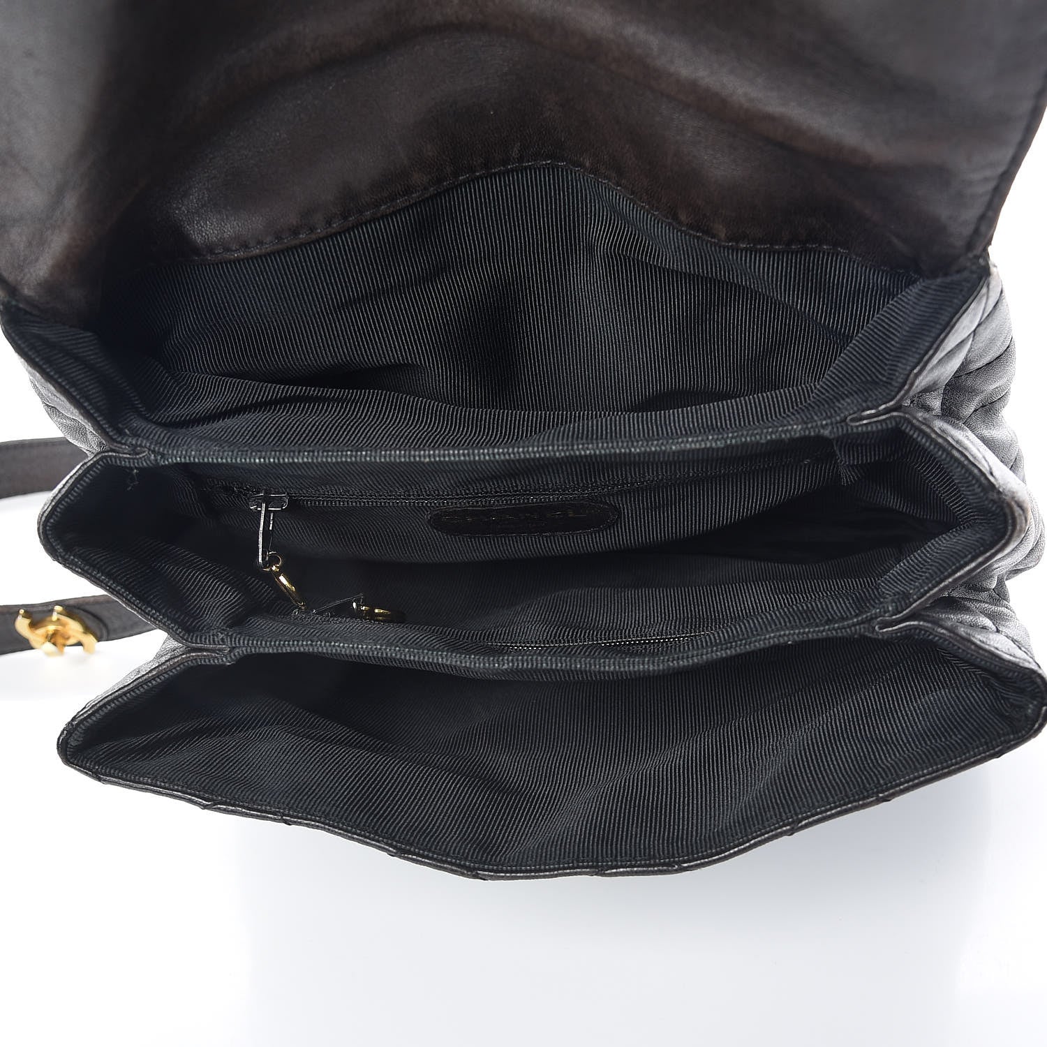 Chanel Lambskin Quilted Backpack Brown 5 of 20