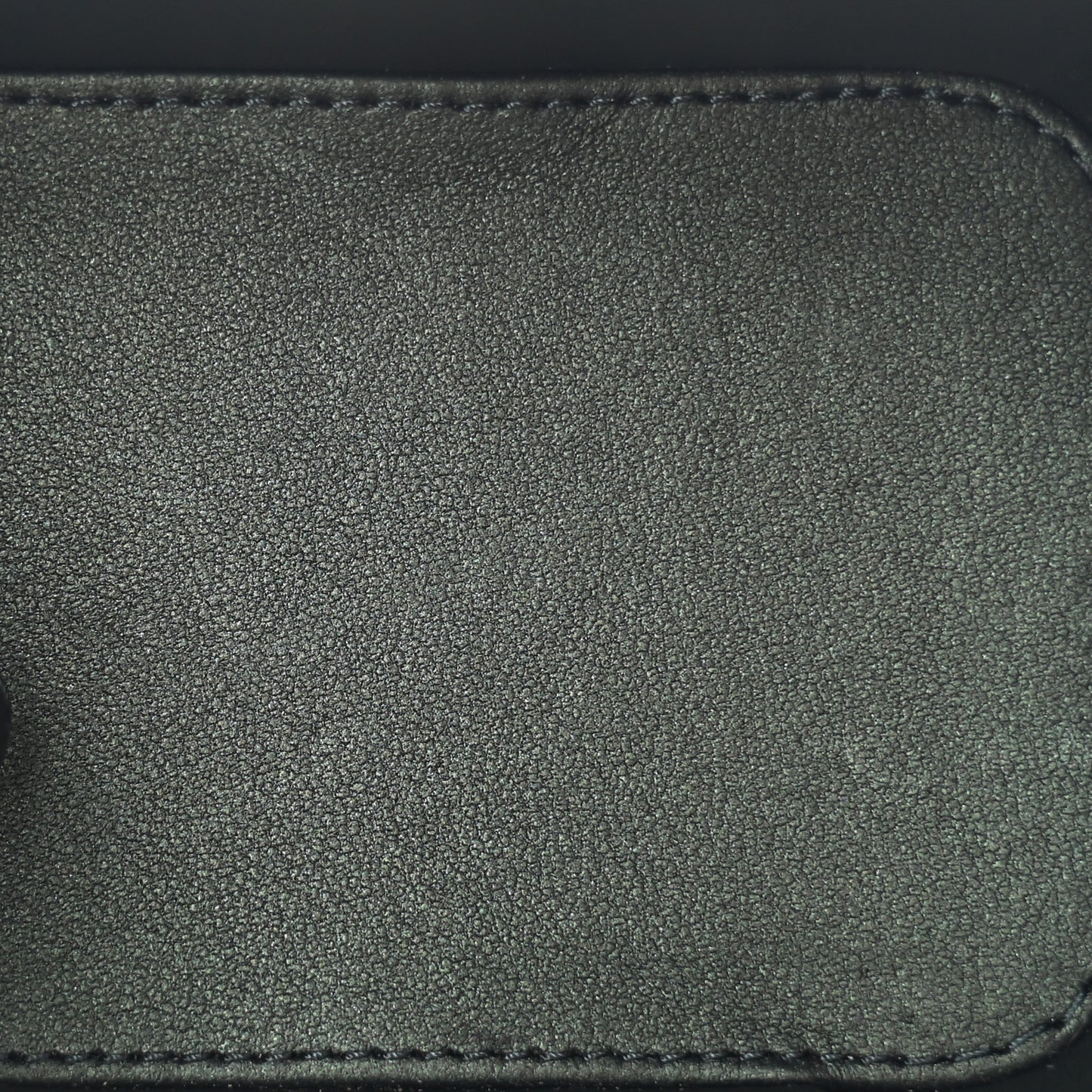 Iridescent Lambskin Quilted Mini Top Handle Vanity Case With Chain Dark Green