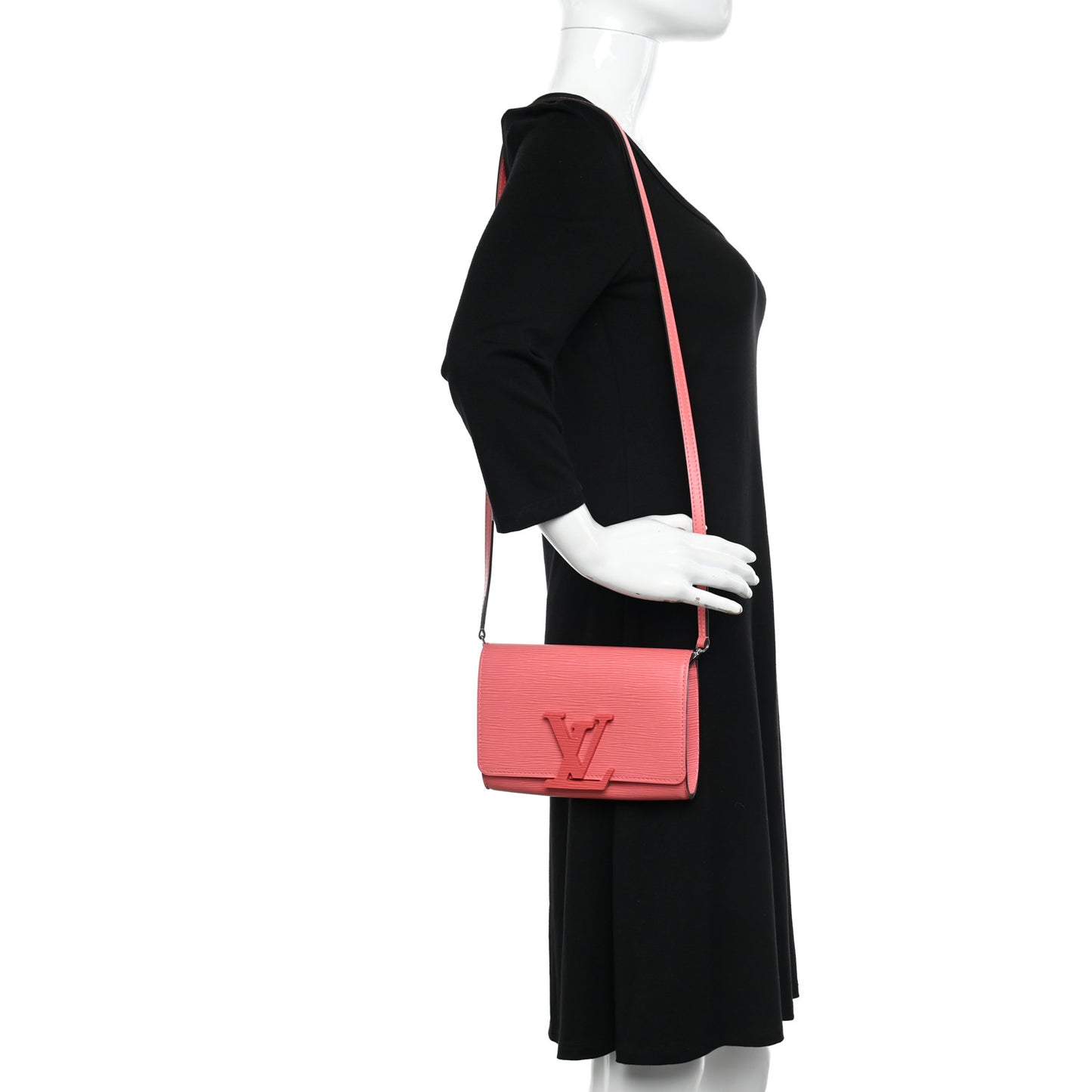 Epi Louise Strap PM Corail