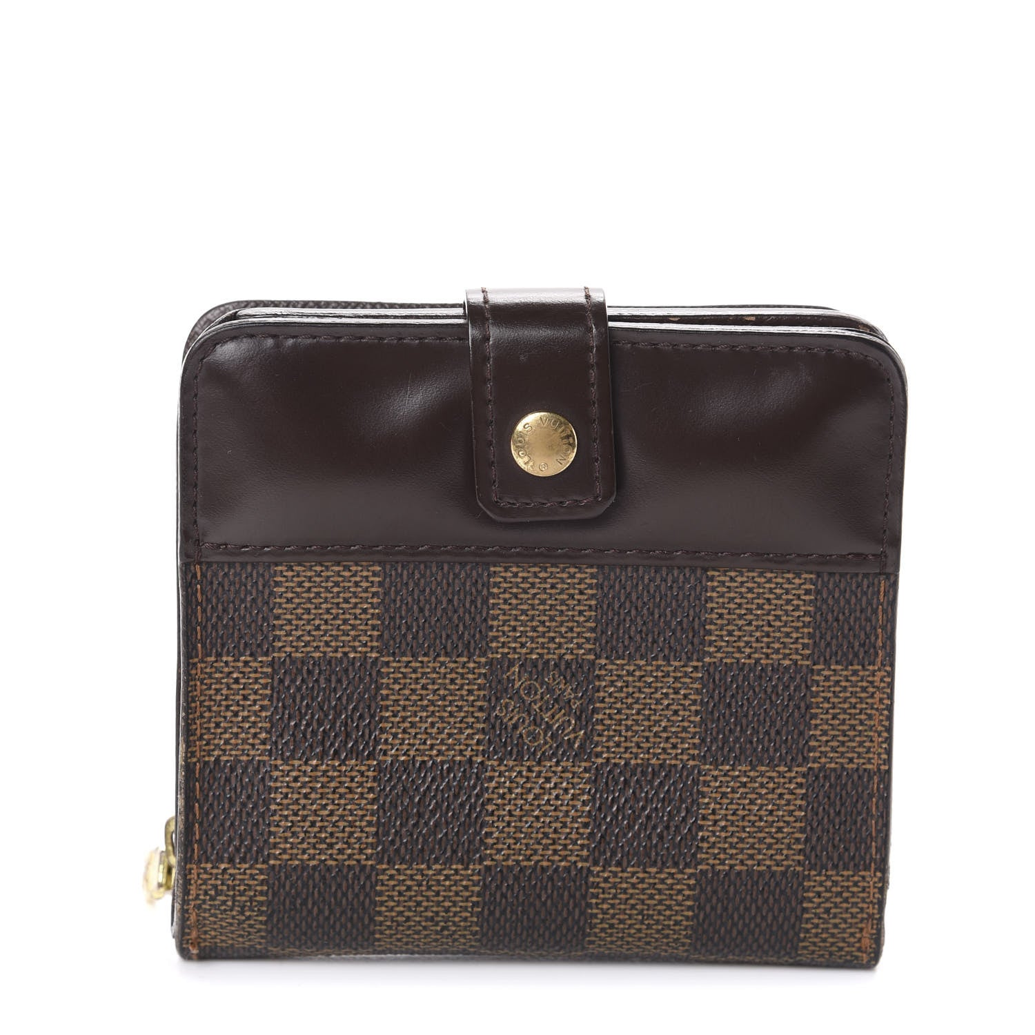 Louis Vuitton Damier Ebene Zippe Zipped Compact Wallet 1 of 7
