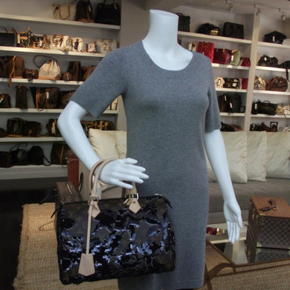 Louis Vuitton Monogram Fleur De Jais Sequins Speedy 30 2 of 8