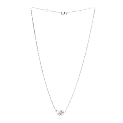 Louis Vuitton 18K White Gold Diamond Idylle Blossom Pendant Necklace 3 of 6