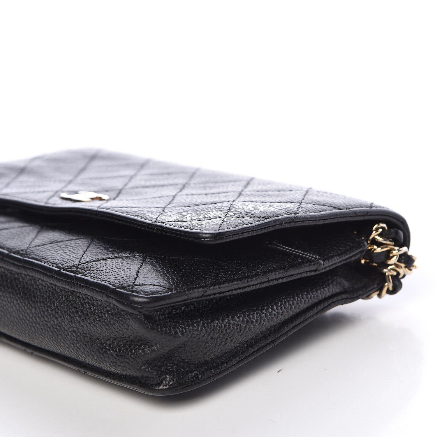 Chanel Caviar Quilted Wallet On Chain WOC Black 15 of 20