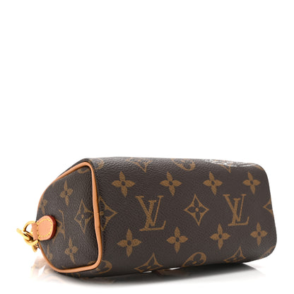 Louis Vuitton Monogram Vivienne Ice Skating Nano Speedy Bandouliere Pink 4 of 10