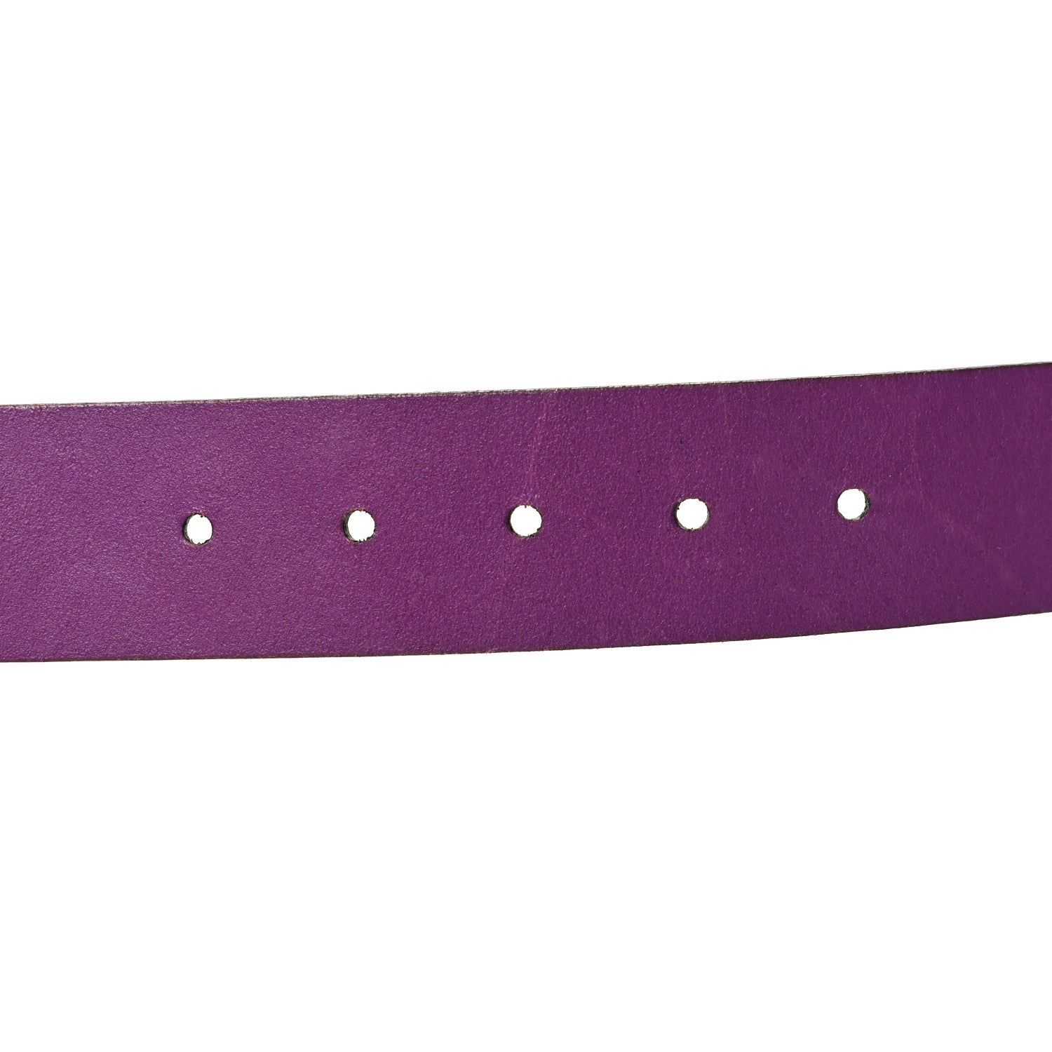 Gucci Soft Microguccissima Margaux Calfskin Belt 80 32 Purple 4 of 5