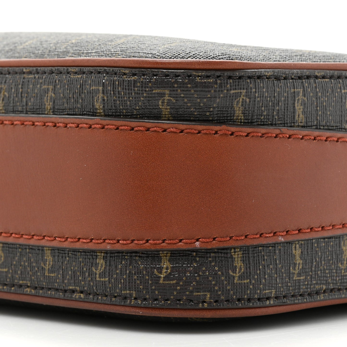 Canvas Smooth Calfskin Le Monogramme Camera Bag Chestnut