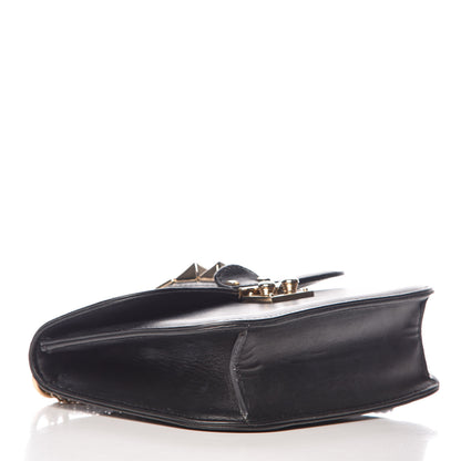 Valentino Garavani Vitello Small Glam Lock Rockstud Flap Black 4 of 12