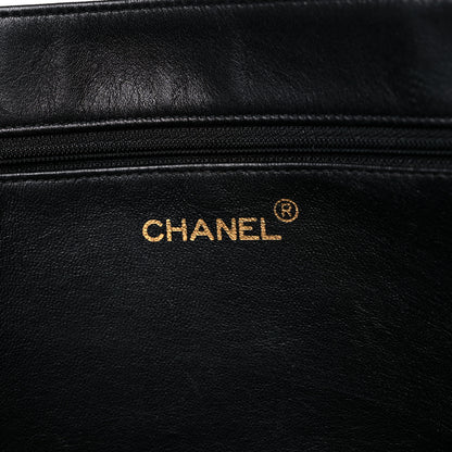 Chanel Lambskin CC Tote Black 6 of 21