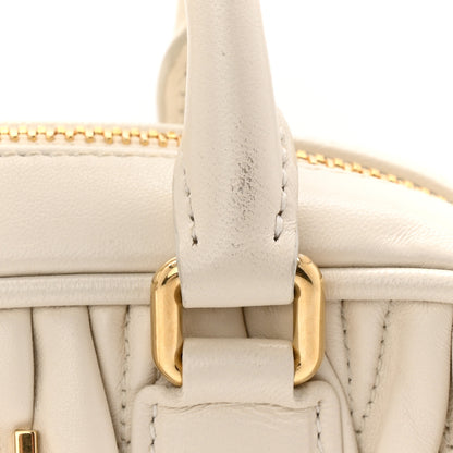 Miu Miu Nappa Matelasse Small Arcadie White 11 of 11