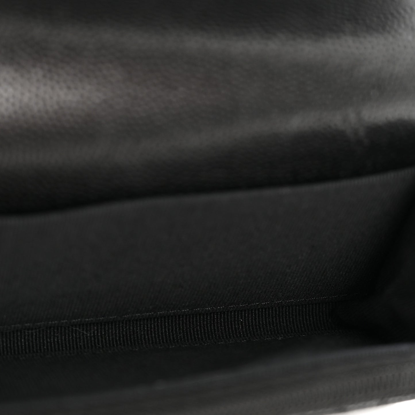 Caviar Quilted CC Flap Card Holder Black