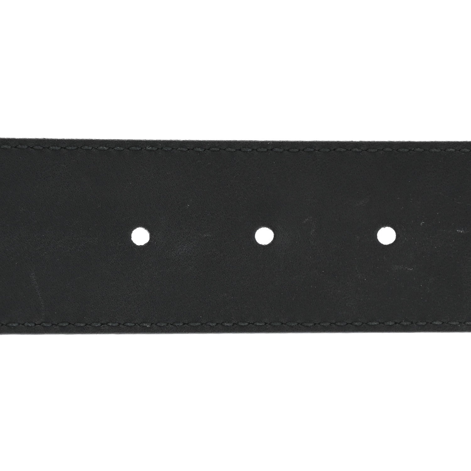 Gucci Textured Calfskin Double G 40mm Belt 95 38 Black 5 of 5