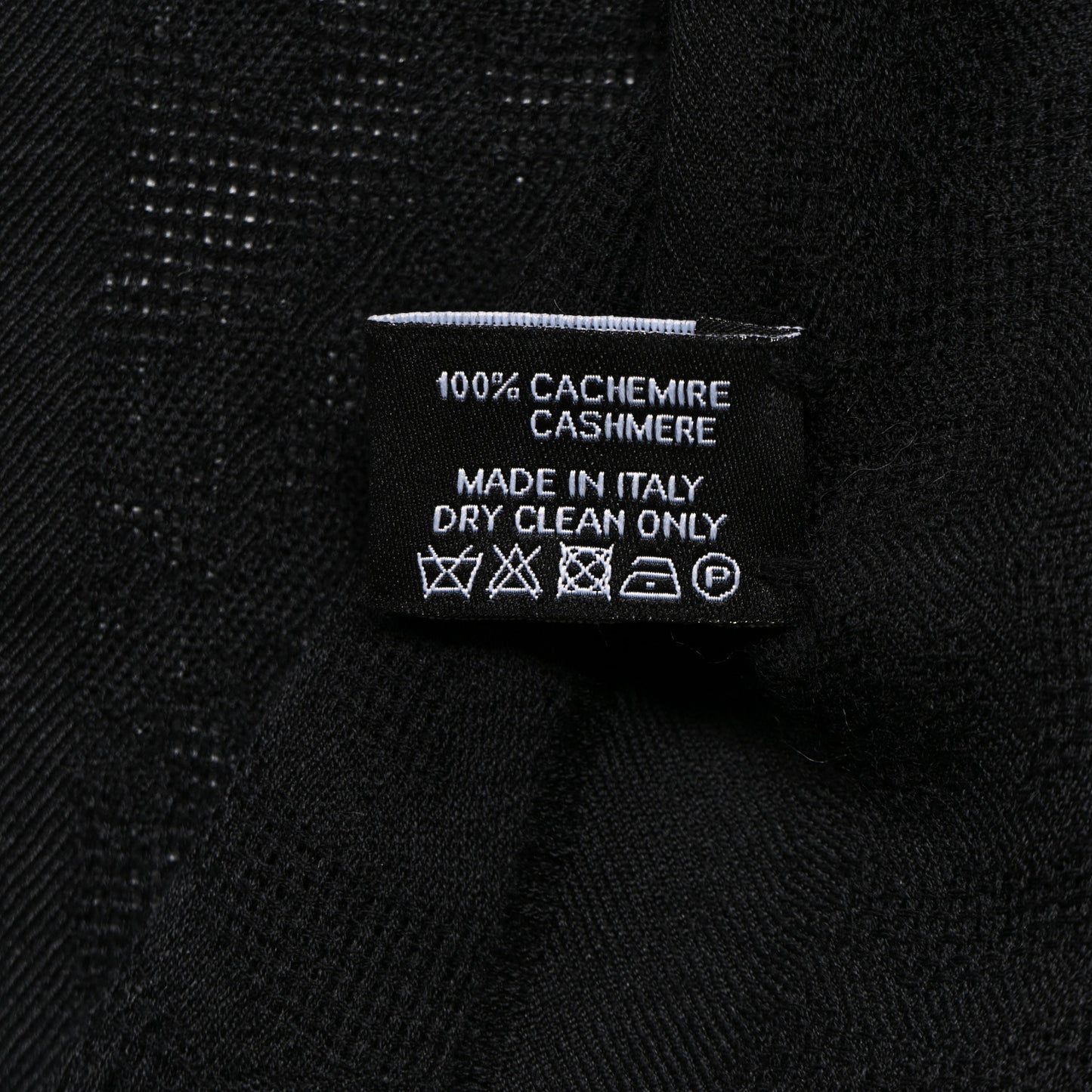 Cashmere CC Scarf Black