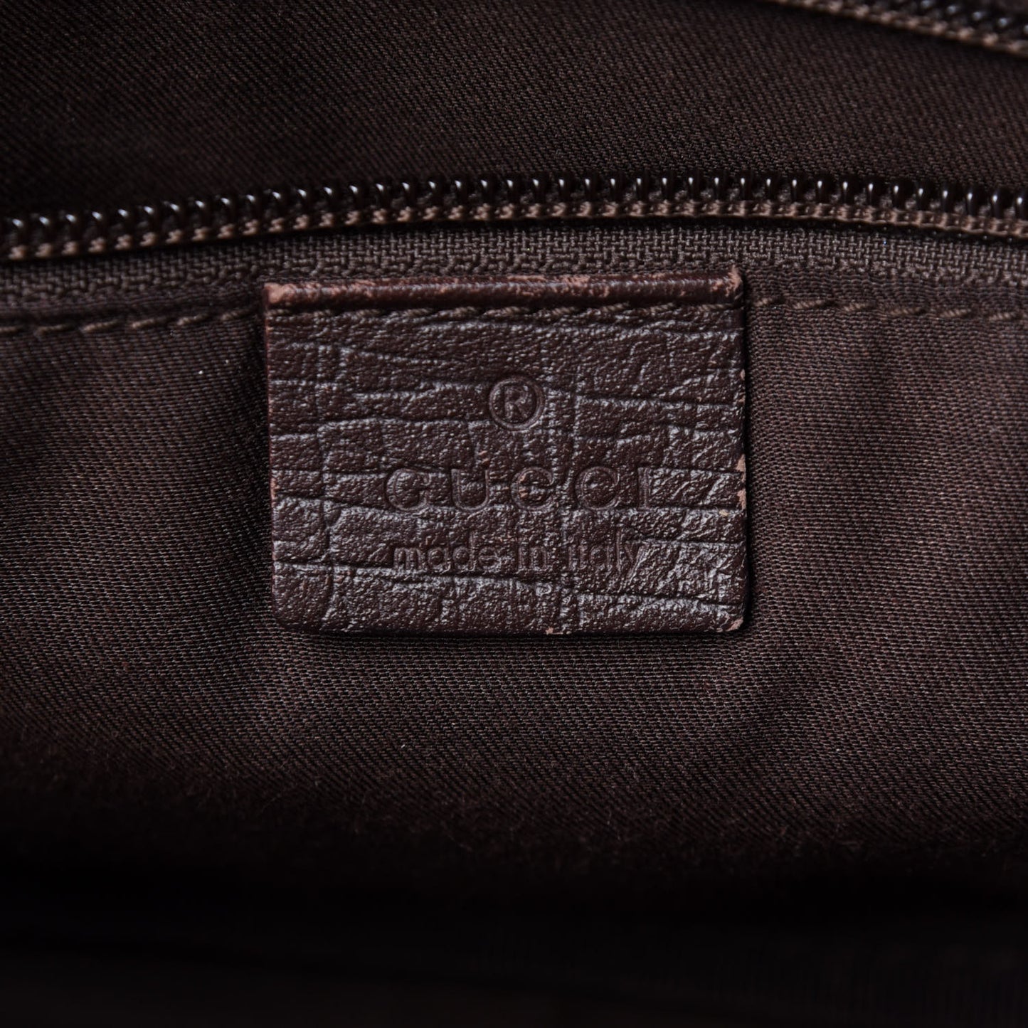 GG Plus Monogram Shoulder Bag Dark Brown