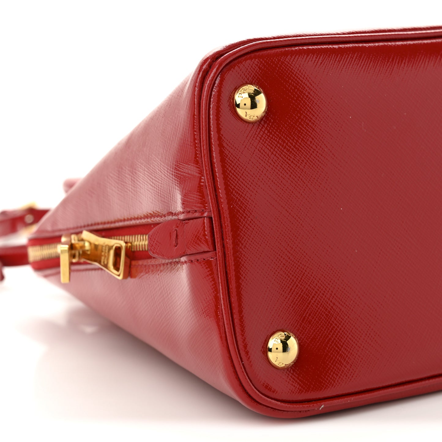 Saffiano Vernice Medium Promenade Tote Rosso