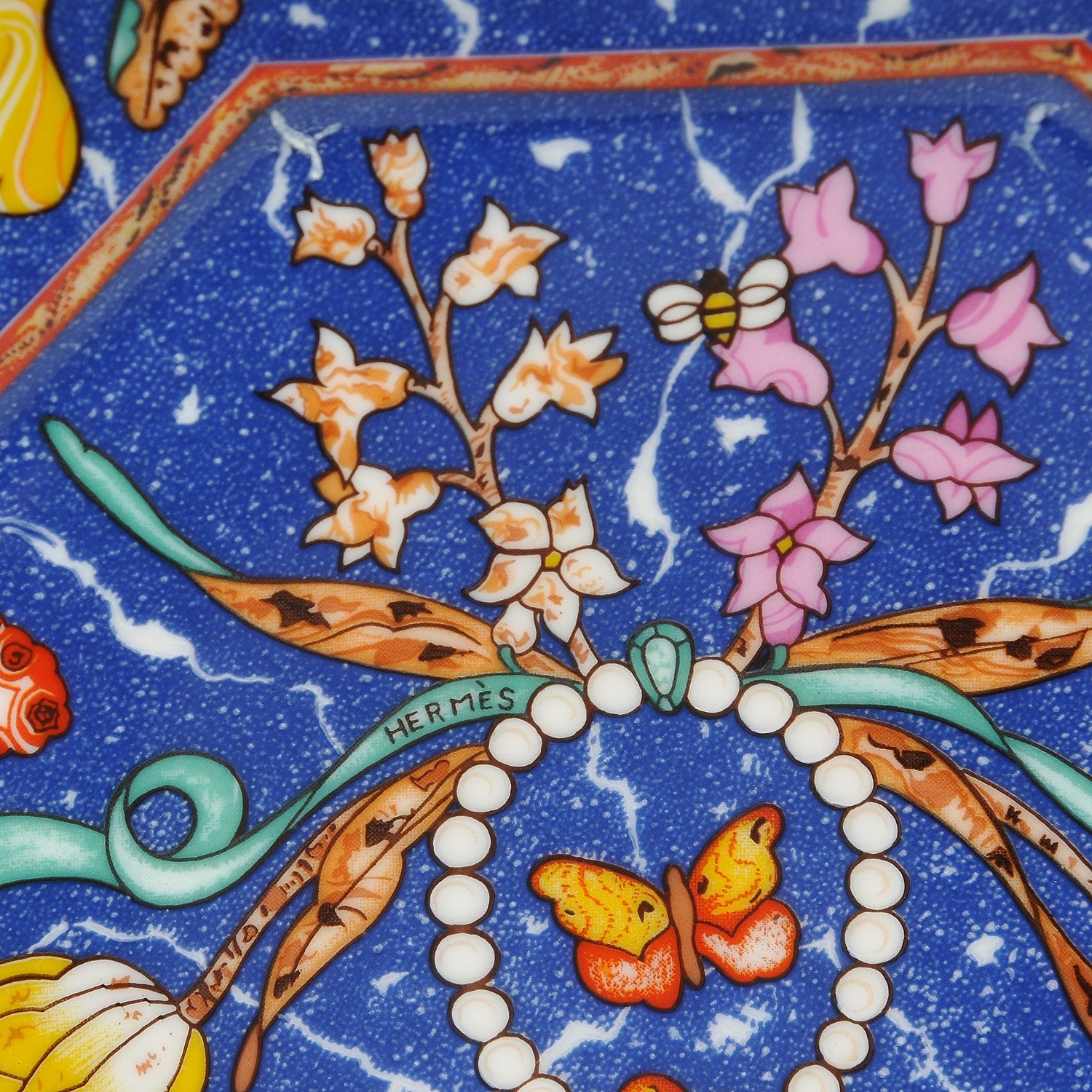 Hermes Porcelain Marqueterie de Pierres d'Orient et d'Occident Salad Plate 5 of 6
