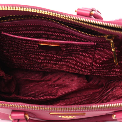 Prada Saffiano Large Galleria Double Zip Tote Peonia 4 of 14