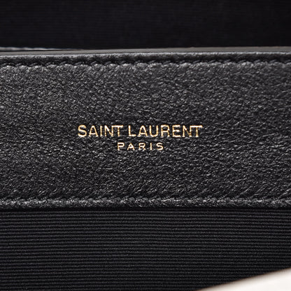 Saint Laurent Shiny Calfskin Medium Uptown Tote White 6 of 13