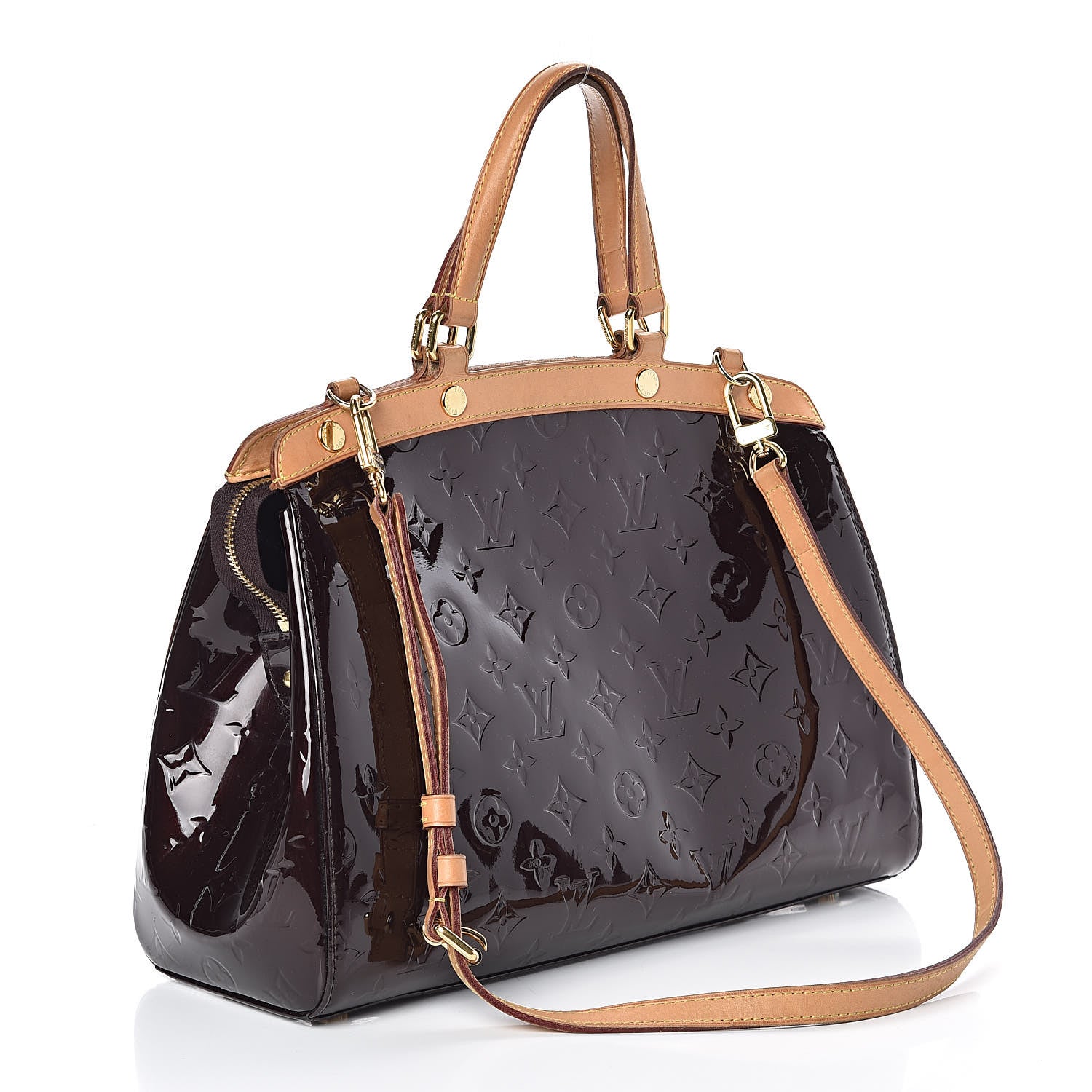 Louis Vuitton Vernis Brea MM Amarante 3 of 9