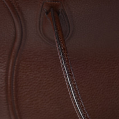 Celine Shiny Grained Calfskin Medium Phantom Luggage Brown 12 of 13
