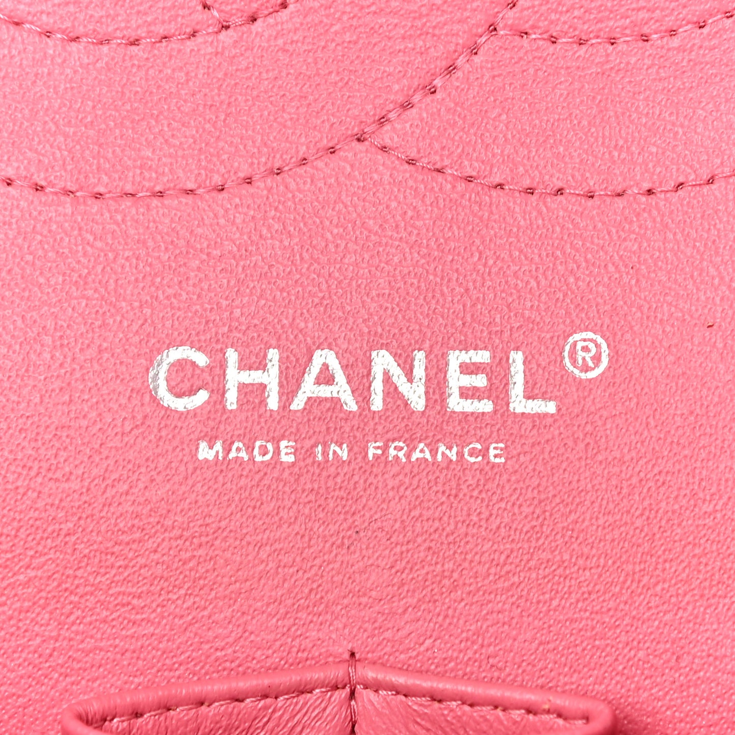 Lambskin Quilted Jumbo Double Flap Pink
