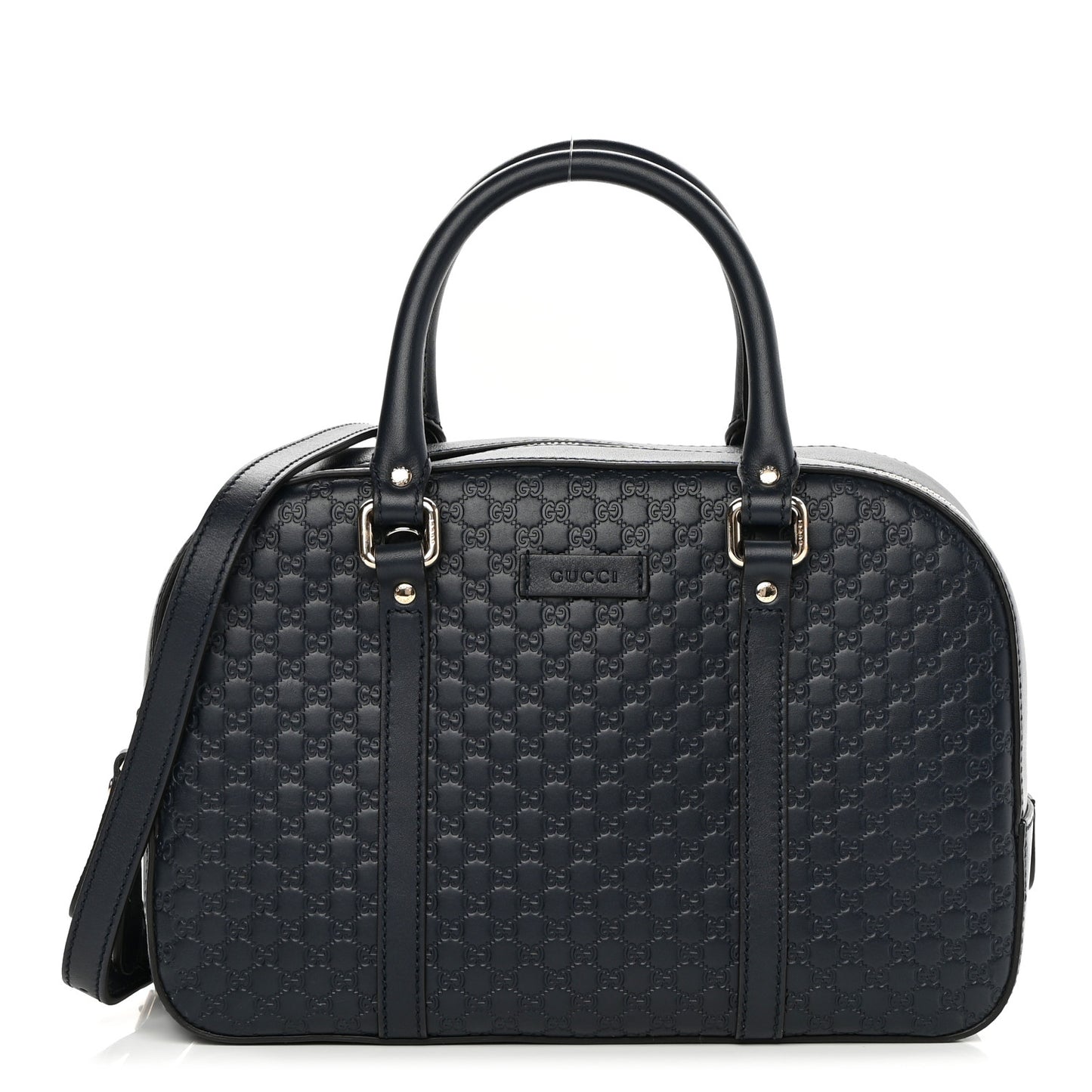 Microguccissima Medium Crossbody Bag Blue