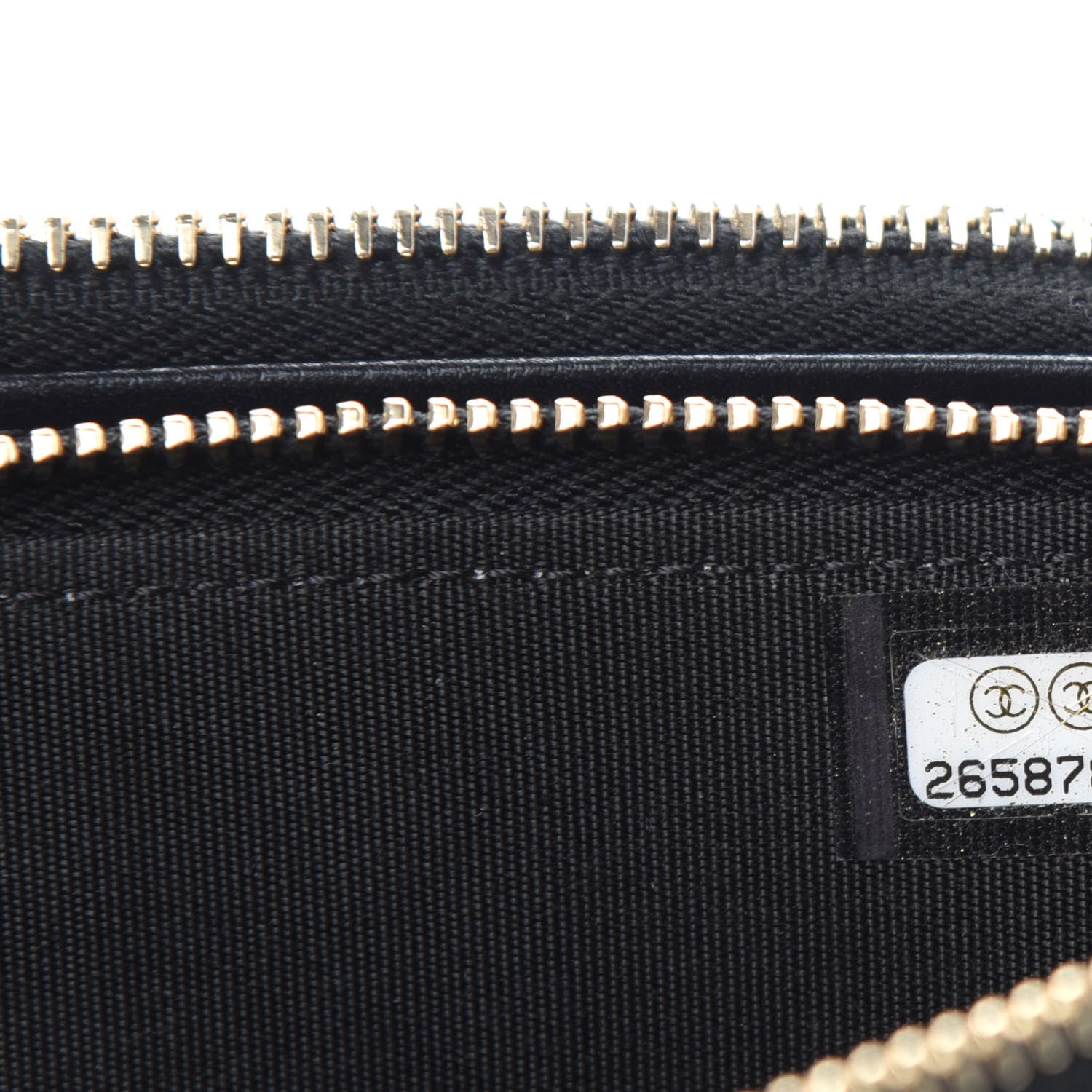 Chanel Caviar Chevron Small Boy Clutch With Chain Black 10 of 12