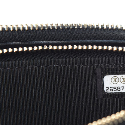 Chanel Caviar Chevron Small Boy Clutch With Chain Black 10 of 12