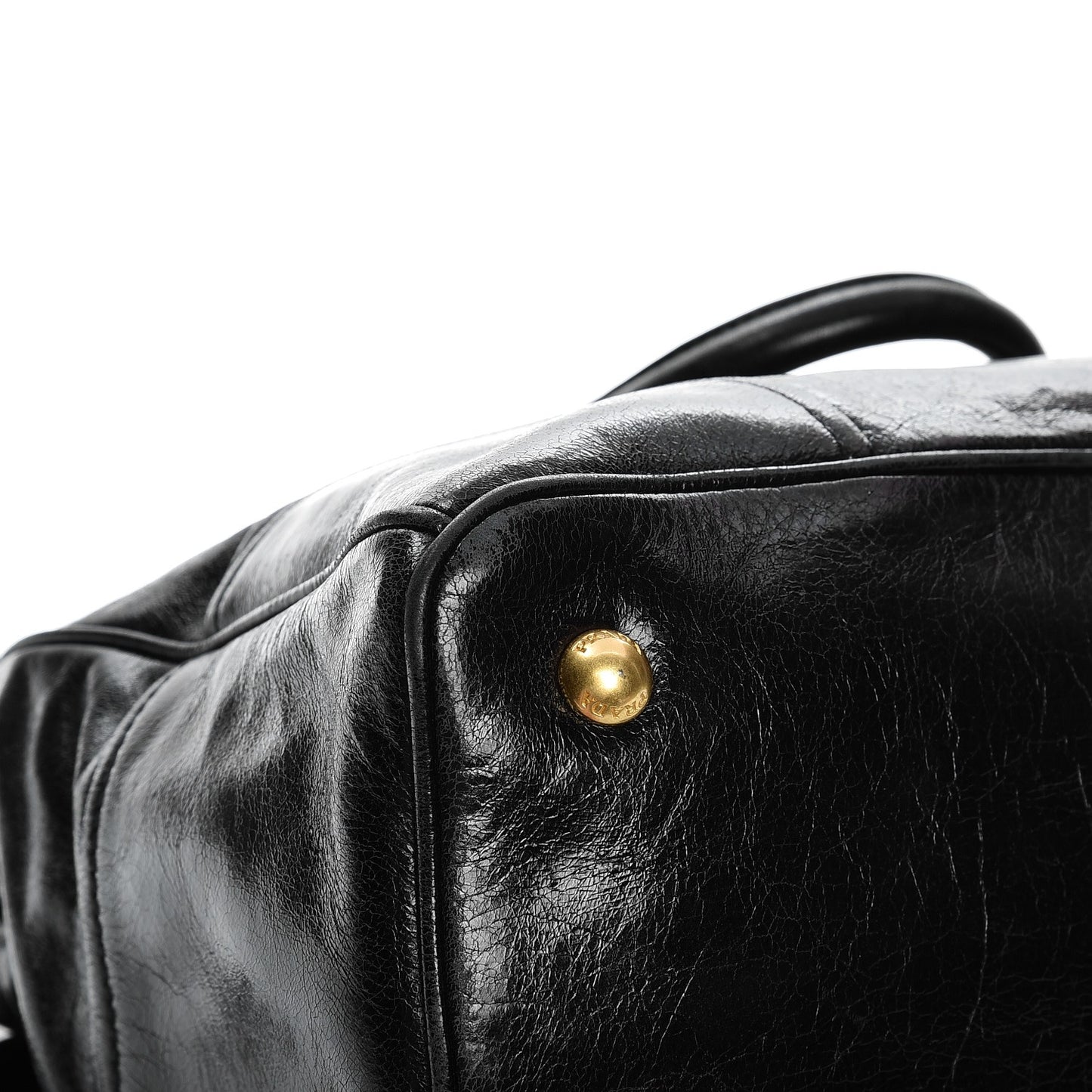 Vitello Shine Tote Nero Black