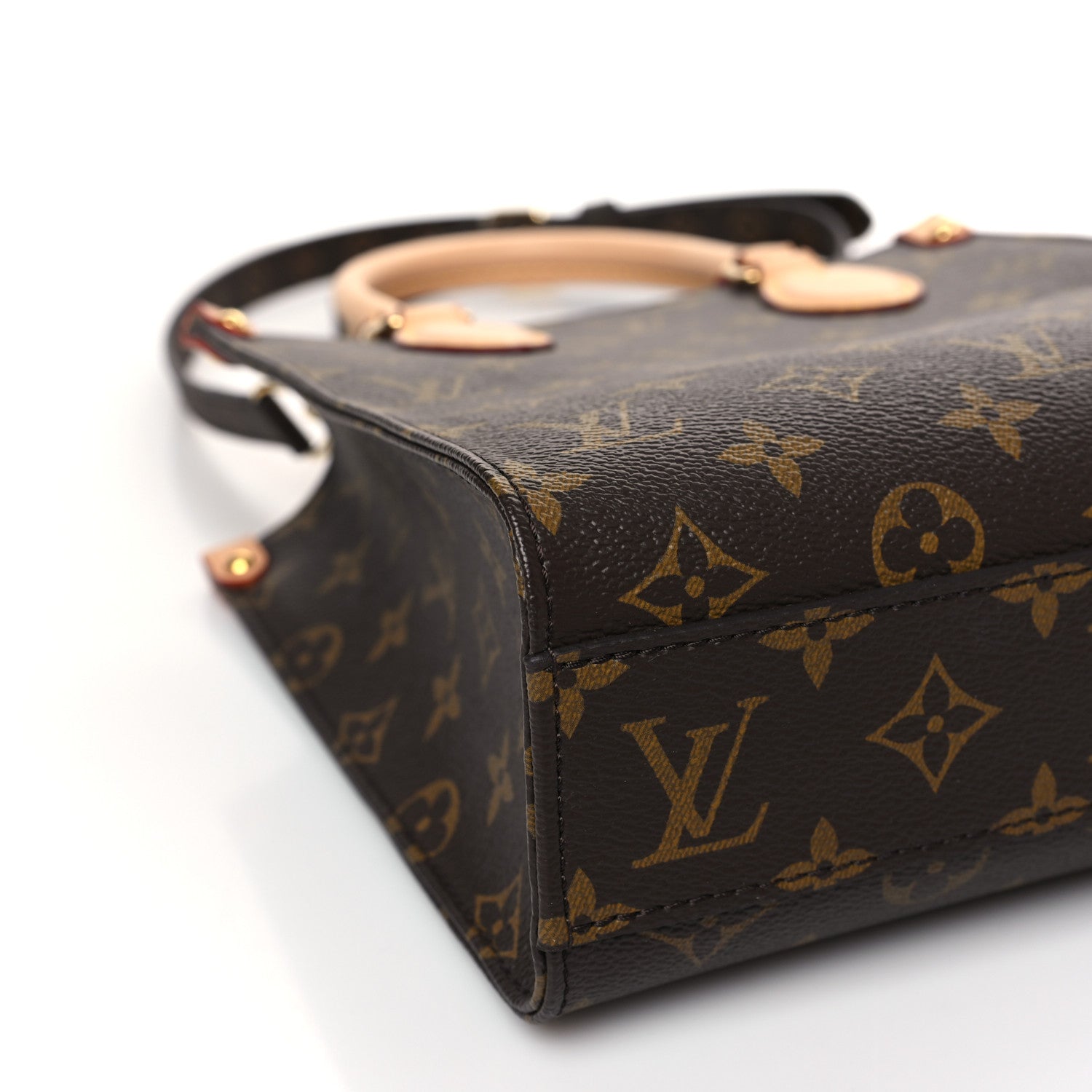 Louis Vuitton Monogram Sac Plat BB 7 of 9