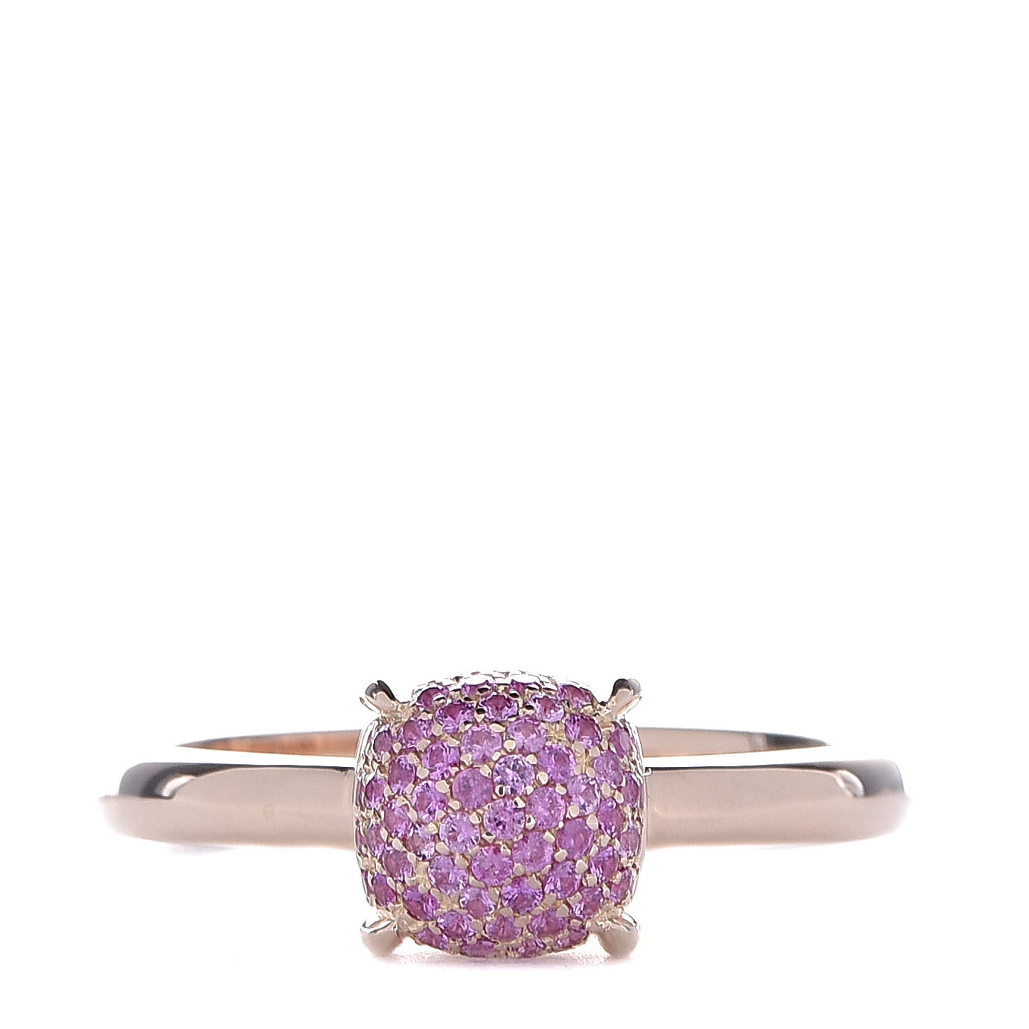 18K Rose Gold Pink Sapphire 7mm Paloma Picasso Sugar Stacks Ring 54 7