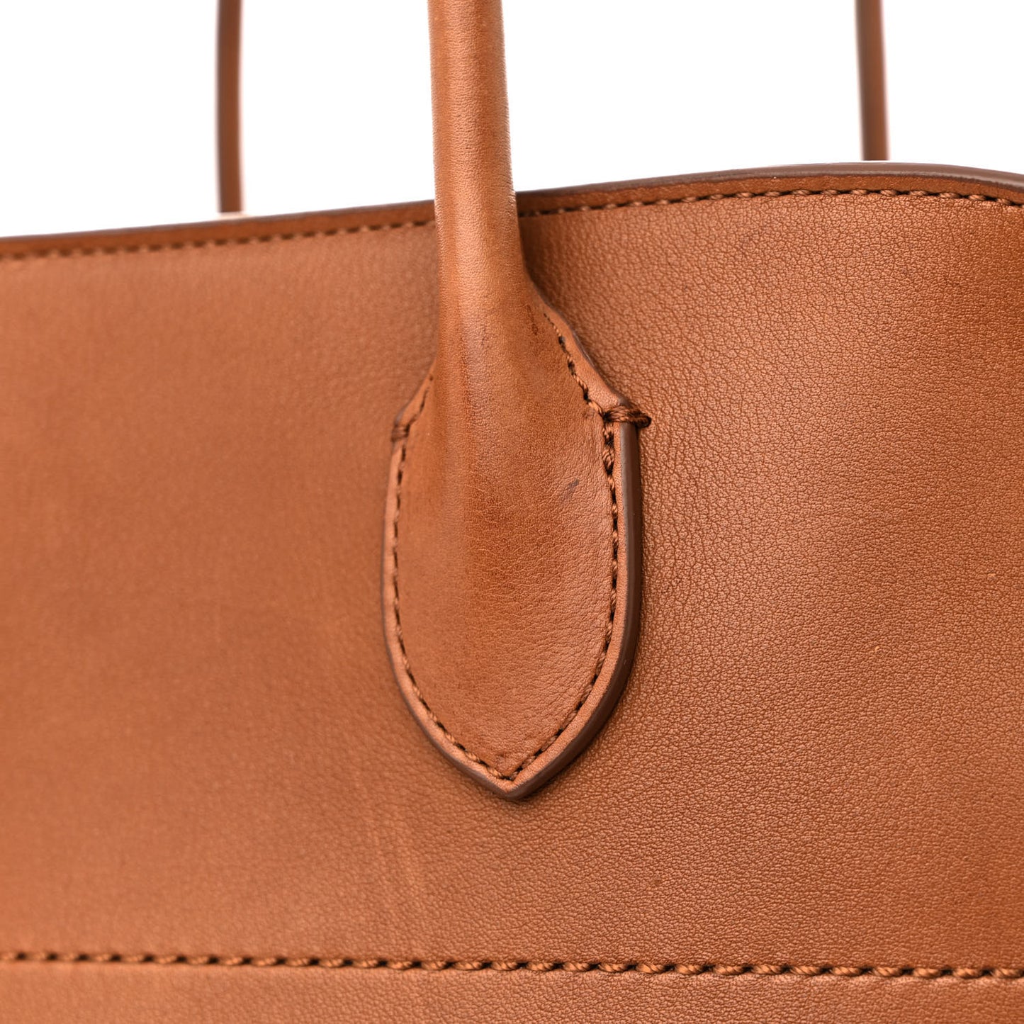 Polished Saddle Calfskin Soft Margaux 15 Cuir