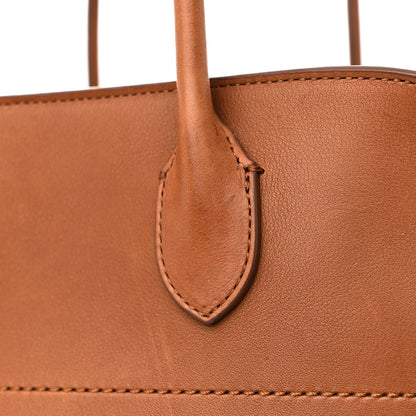 The Row Polished Saddle Calfskin Soft Margaux 15 Cuir 15 of 17
