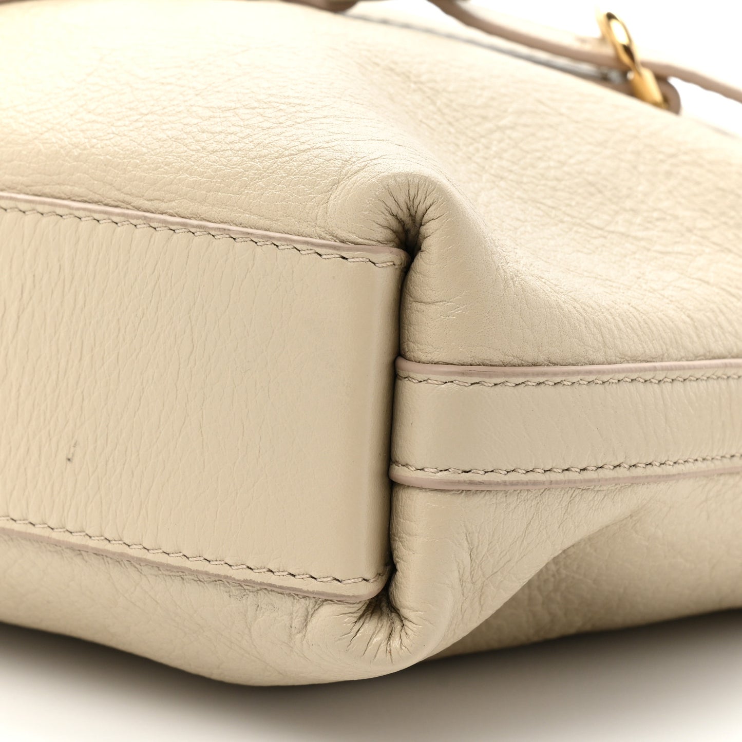 Calfskin Medium Voyou Bag Natural Beige