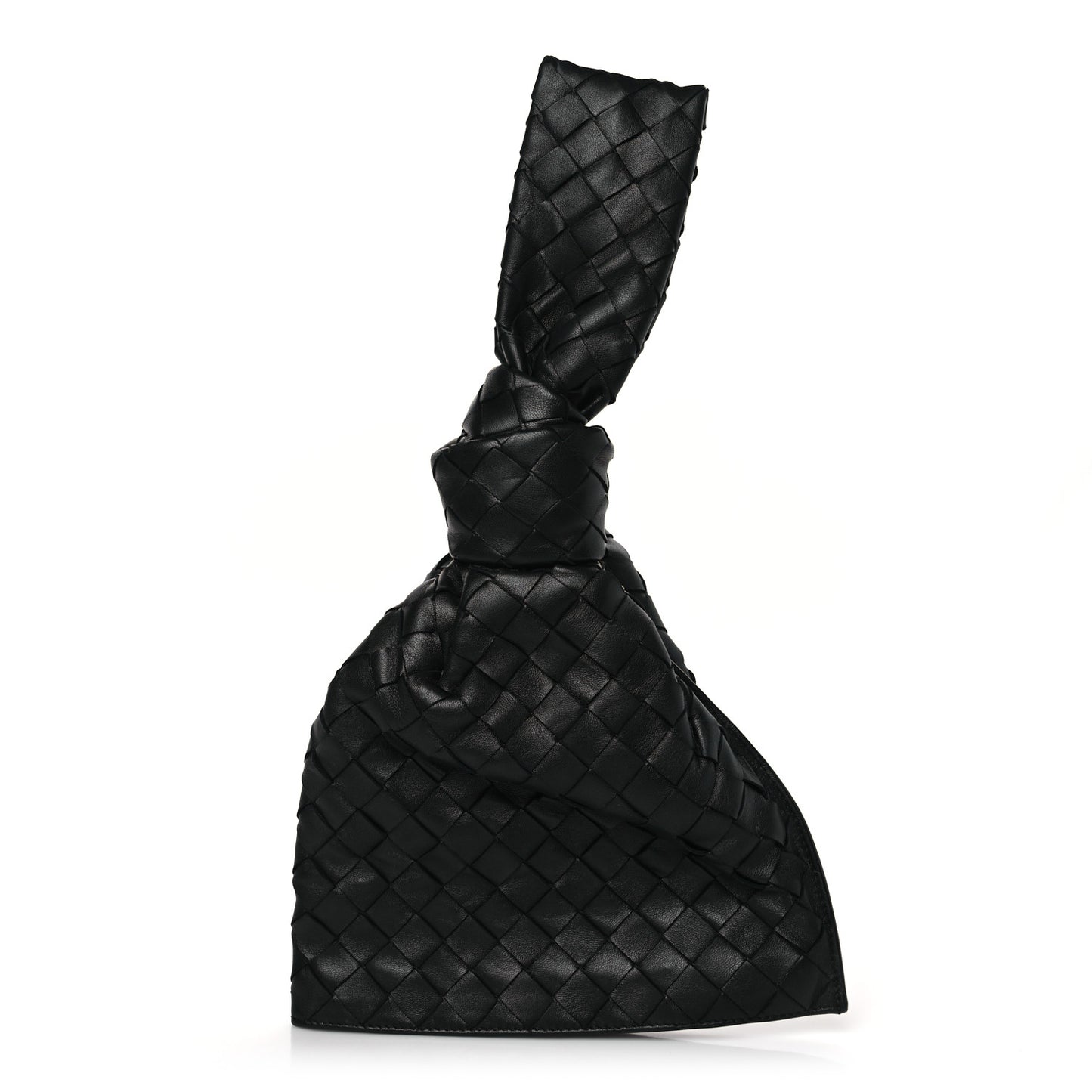 Nappa Intrecciato Mini BV Twist Black