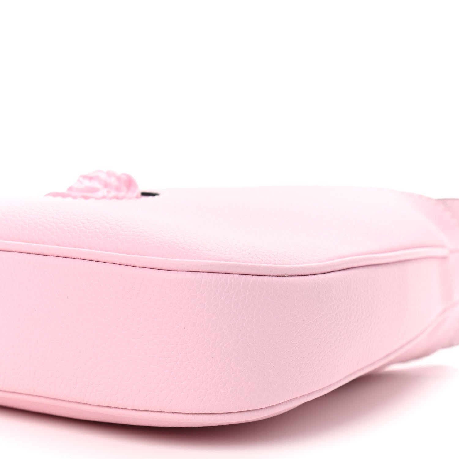 Versace Calfskin La Medusa Small Hobo Crossbody Pink 8 of 9