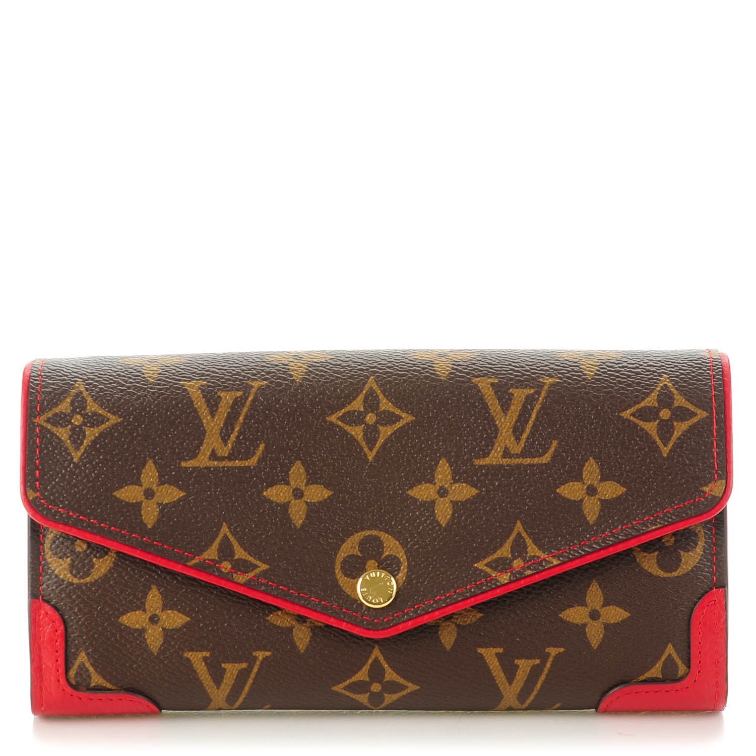 Louis Vuitton Monogram Sarah Retiro Wallet Cherry 1 of 8