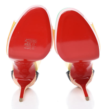 Christian Louboutin Nappa PVC Artisteric 120 Sandals 38 Opal 8 of 9