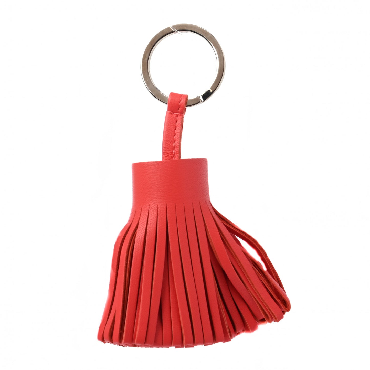Lambskin Carmen Tassel Key Holder Rouge Indienne