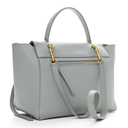 Celine Grained Calfskin Mini Belt Bag Cloud 2 of 16