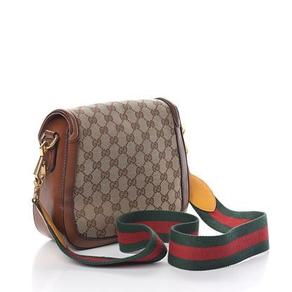 Gucci Monogram Medium Lady Web Shoulder Bag Beige Cuir 2 of 8