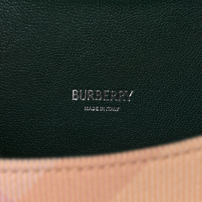 Burberry Jacquard Check Mini Rocking Horse Crossbody Peach 6 of 10