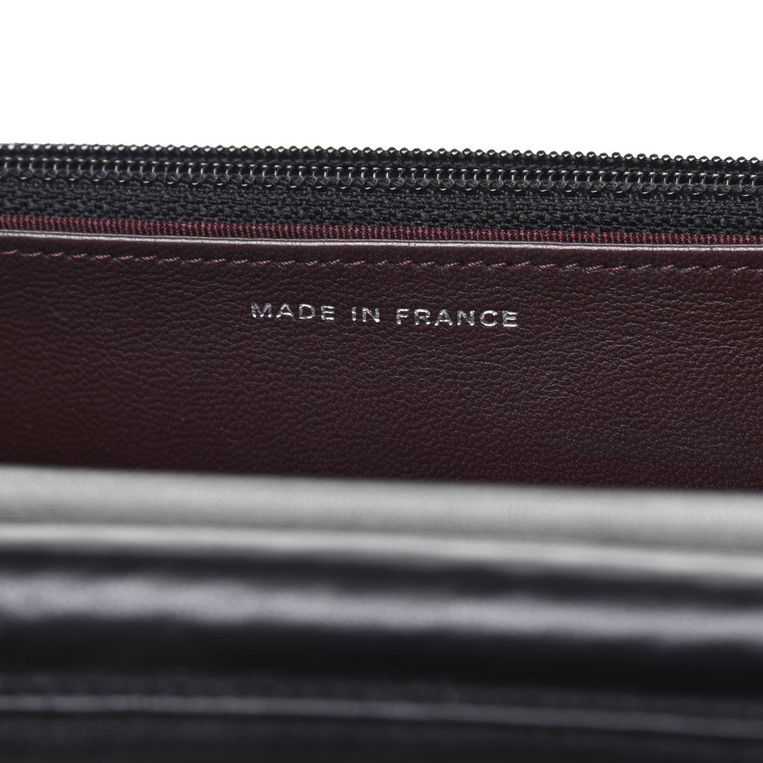 Chanel Lambskin Quilted Wallet On Chain WOC Black 7 of 13