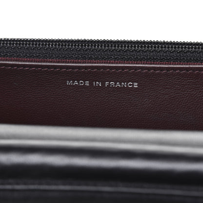 Chanel Lambskin Quilted Wallet On Chain WOC Black 7 of 13