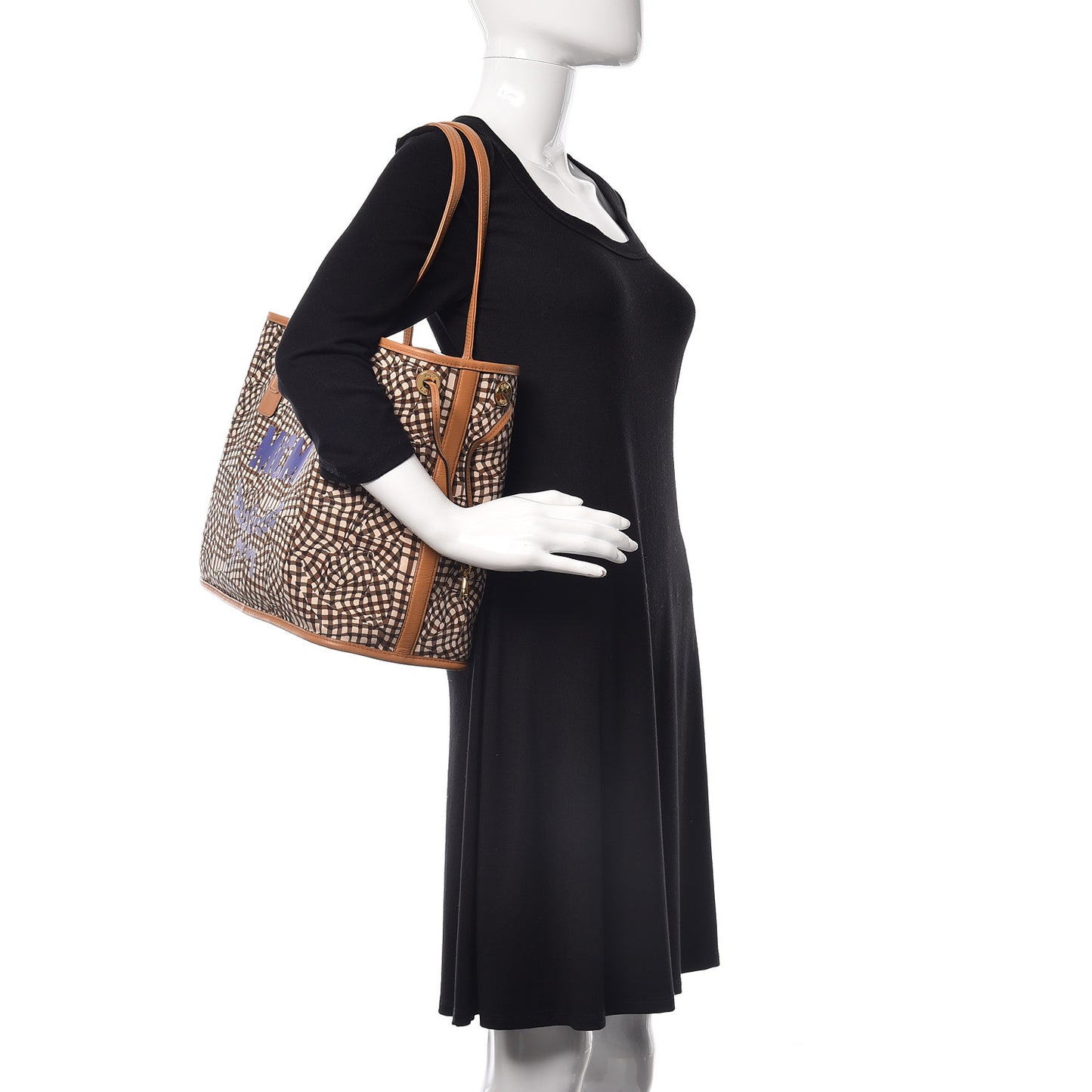 Visetos Medium Liz Reversible Shopper Tote Cognac