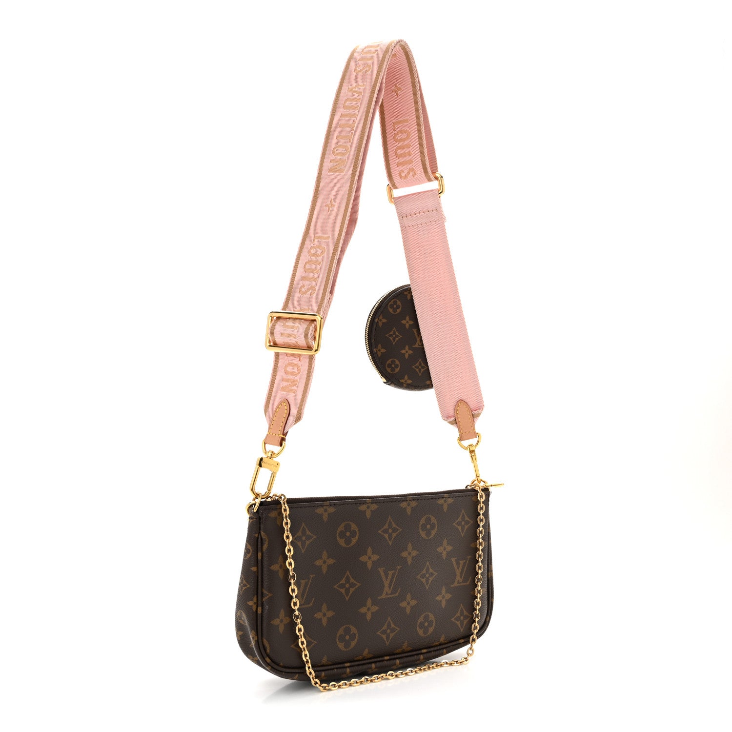 Louis Vuitton Monogram Multi Pochette Accessories Rose Clair 3 of 12