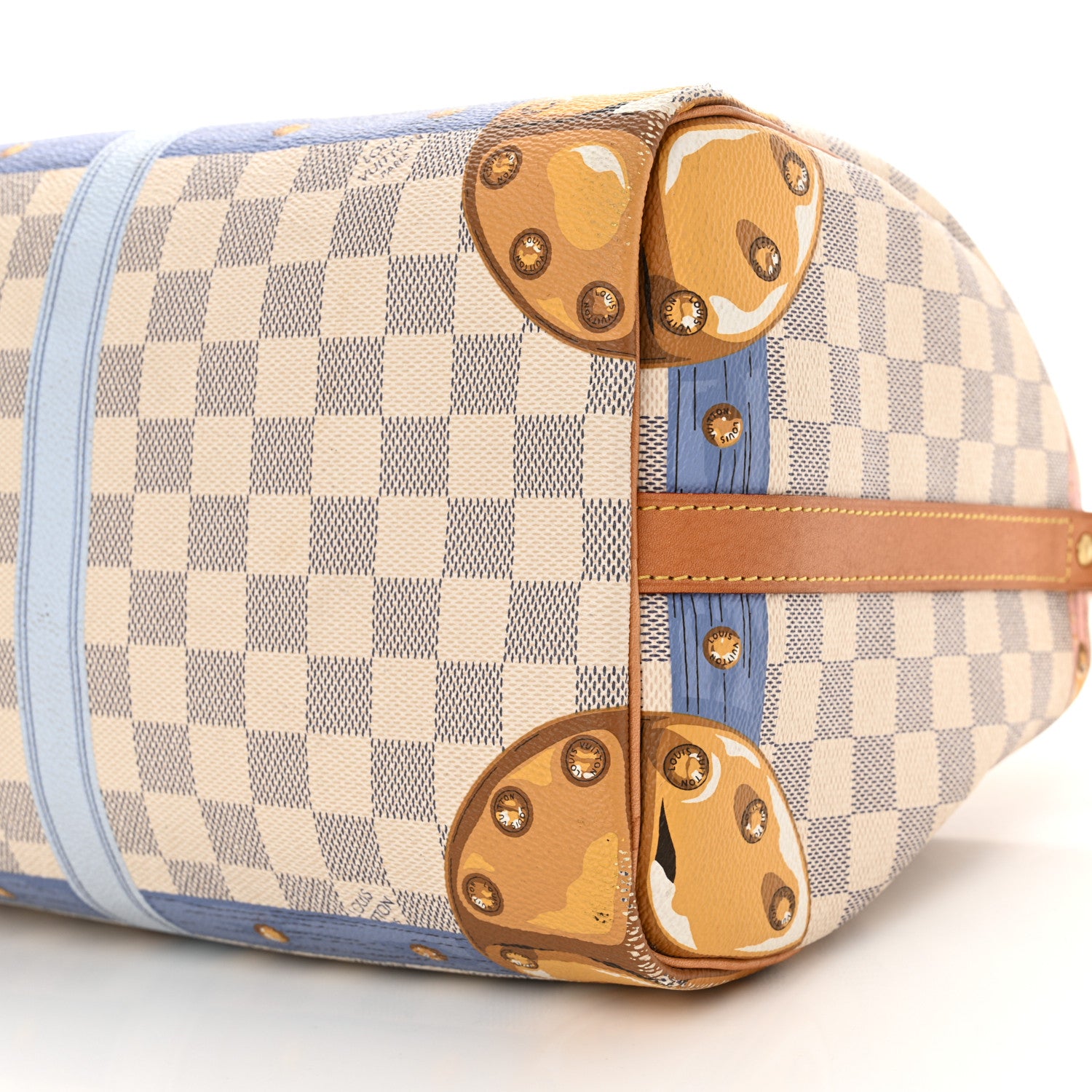 Louis Vuitton Damier Azur Summer Trunks Speedy Bandouliere 30 10 of 24