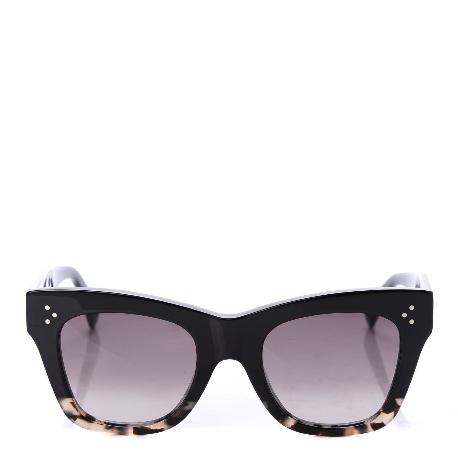 Celine Acetate Cat Eye Sunglasses CL40004I Havana Black 2 of 7