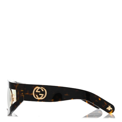 Gucci Oval Sunglasses GG0233S Tortoiseshell Gold 3 of 11