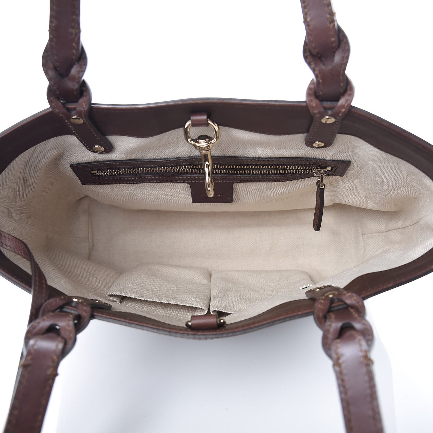 Diamante Calfskin Small Craft Tote Cuir