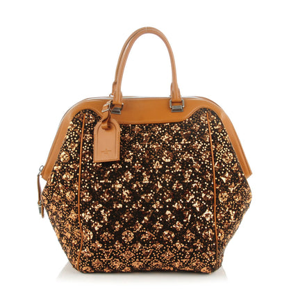 Louis Vuitton Sequin Monogram Sunshine Express North South Gold 1 of 8